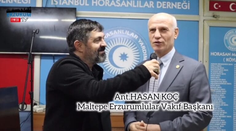 Erzurumlular Vakfı Horasanlılar Derneği Ziyaretinde – Erzurum Web TV’ye Röportaj